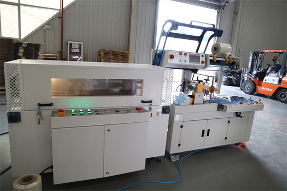 Full Closed POF Hot Shrink Wrapping Machine Carton Heat Tunnel Conveyor