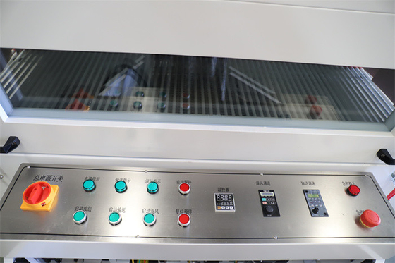 Cosmetic POF Fully Automatic Shrink Wrapping Machine , 30 Pcs/Min Heat Shrink Tunnel Machine